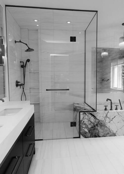 Interior of Bathroom1 — Instyle Shower Screens & Wardrobes in Charmhaven, NSW